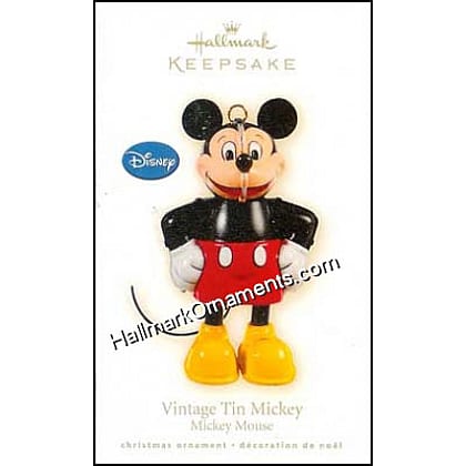 2009 Vintage Tin Mickey, Disney