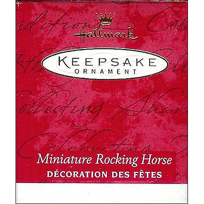 2001 Miniature Rocking Horse, Club, Miniature