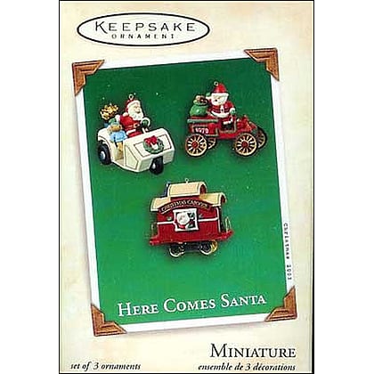 2003 Here Comes Santa, Miniature