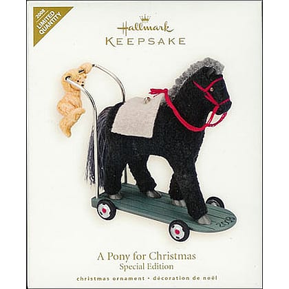 2008 A Pony for Christmas, Colorway - Limited Quantity