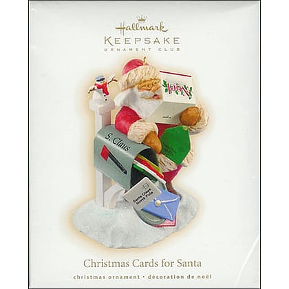 2009 Christmas Cards for Santa, Club Ornament